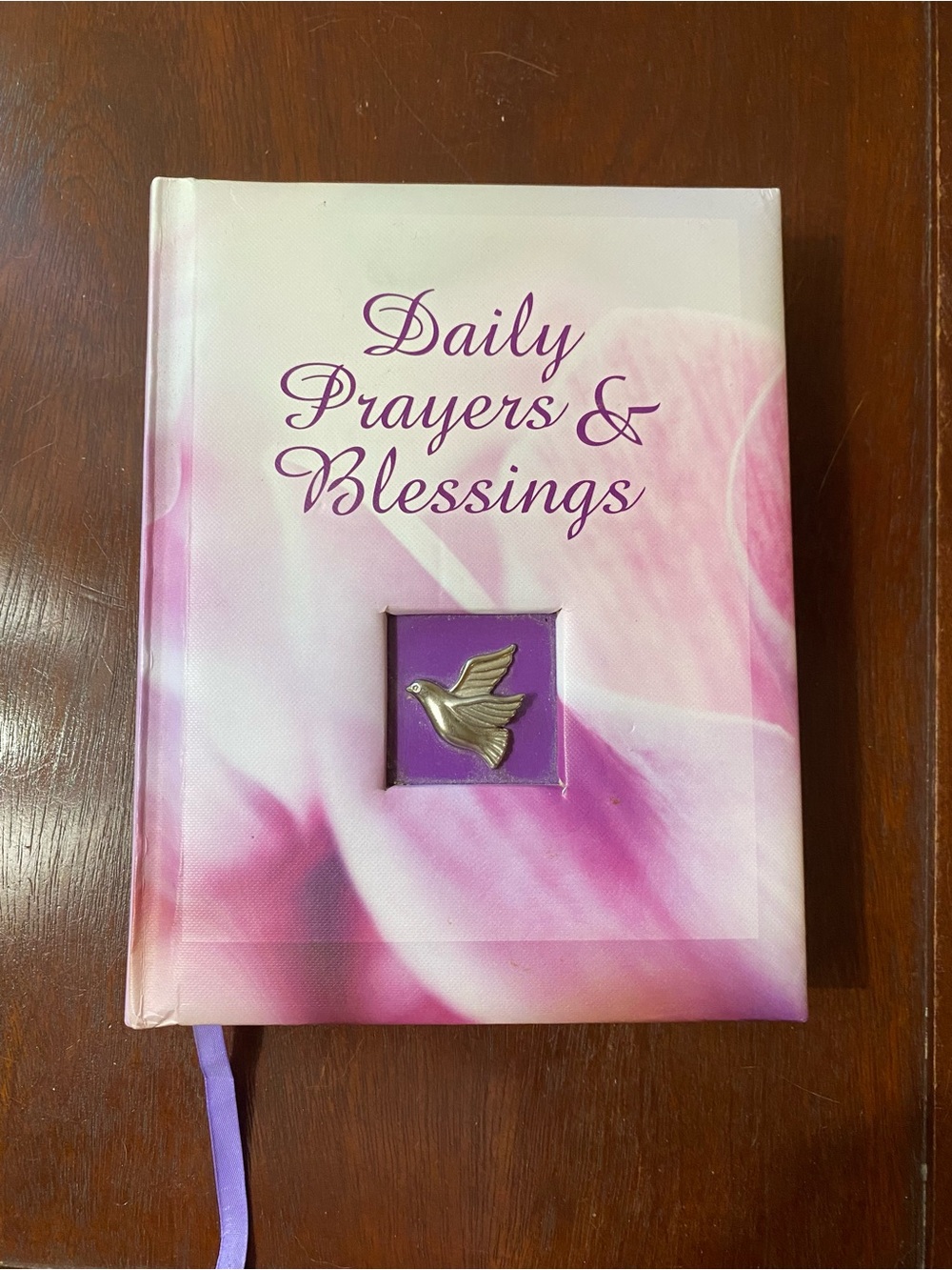 Daily Prayers & Blessings Pink and Purple Devotional Book